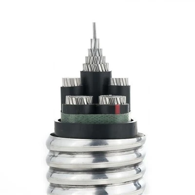 YJLHS Application industrielle XLPE isolé câble d'alimentation en aluminium 0.6-1KV construction blindée simple