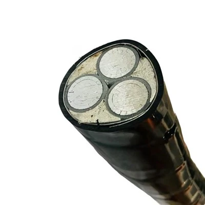 YJLHV22 25mm conducteur en alliage d'aluminium à 4 noyaux, gaine en PVC isolée XLPE, câble blindé basse tension 1.8/3KV
