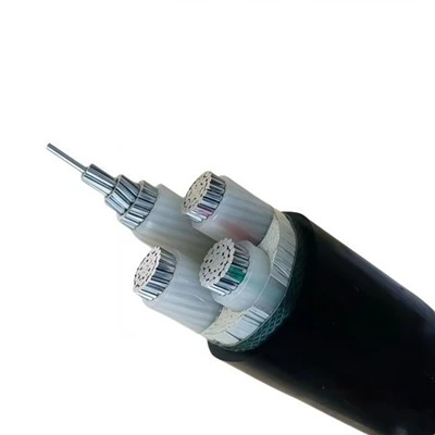 Câble de gaine en PVC isolé XLPE à noyau en aluminium ignifuge direct d'usine YJLV 0.6/1KV