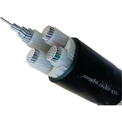 YJLV 0.6/1KV câble ignifuge direct d'usine noyau en aluminium isolé XLPE gaine en PVC conducteur en cuivre câble XLPE
