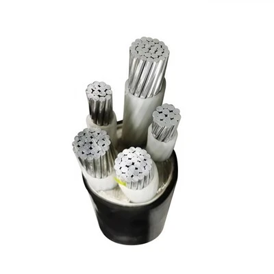 YJLV basse tension 0.6/1KV XLPE isolé gaine PVC câble d'alimentation en aluminium