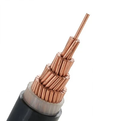 YJV XLPE a isolé le câble unipolaire de PVC câble d'alimentation industriel de basse tension de noyau de cuivre pur